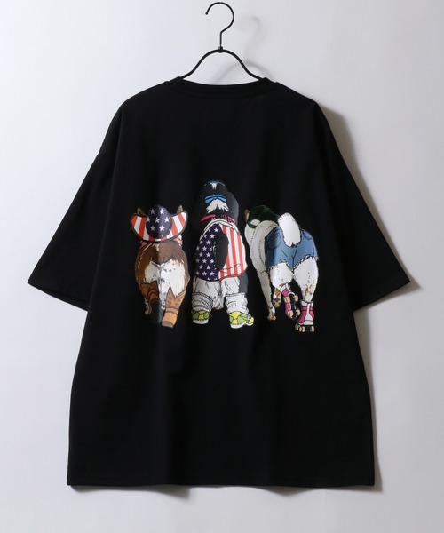 SITRY(シトリー)の「2026SS新柄追加 Dog Print T-Shirt/犬 アニマル プリント オーバーサイズ 半袖Tシャツ レディース メンズ(Tシャツ/カットソー・メンズ・ブラック系その他/ベージュ系その他/グレー系その他/チャコール/グレー系その他2/ベージュ系その他2/ホワイト系その他2/ブラック系その他2/オートミール/ブラック/ホワイト/ホワイト系その他/ホワイト系その他3/ブラック系その他3/ブルー/ダークグリーン/ベージュ系その他3/ピンク/ミント/グレー系その他3・LL/M/L)」の22枚目の写真