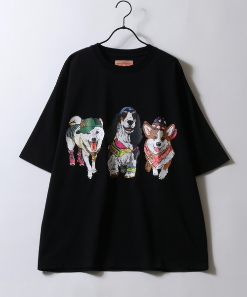 EMPTY REFERENCE ストリート アメカジ 犬 プリント Tシャツ 楽天市場】Tシャツ アニマル 動物 どうぶつ イヌ 犬 わんこ DOG