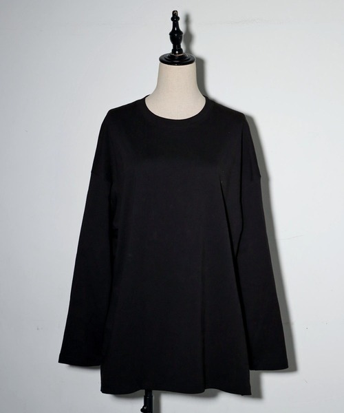 antiqua(アンティカ)の「ロゴ刺繍ロンT(Tシャツ/カットソー・レディース・ブラック系その他/ホワイト・R/P)」の18枚目の写真