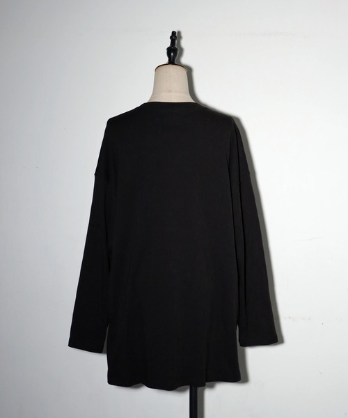 antiqua(アンティカ)の「ロゴ刺繍ロンT(Tシャツ/カットソー・レディース・ブラック系その他/ホワイト・R/P)」の20枚目の写真
