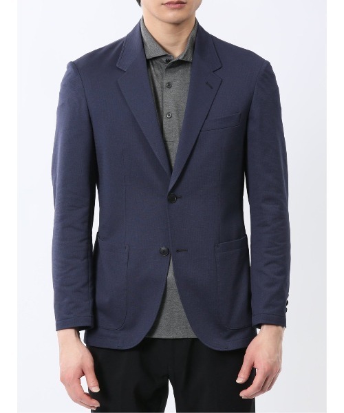 TAKA-Q（タカキュー）の「【WEB限定販売 軽量 ストレッチ ウォッシャブル】リランチェ 2ボタンジャケット（テーラードジャケット・メンズ・グレー系その他2/ブルー系その他/ネイビー/カーキ・MEDIUM/LARGE/X-LARGE/3L/S）」の14枚目の写真