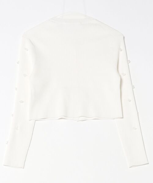 カーディガン VENIT / acetate cotton flower bijou cardigan(アセテートコットンフラワービジューカーディガン VENIT / acetate cotton flower bijou cardigan(アセテート