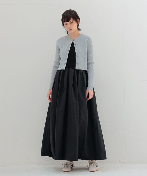 venit(ヴェニット)の「VENIT / acetate cotton flower bijou cardigan(アセテートコットンフラワービジューカーディガン VEK-7513-A)(カーディガン/ボレロ・レディース・ホワイト・38)」の6枚目の写真