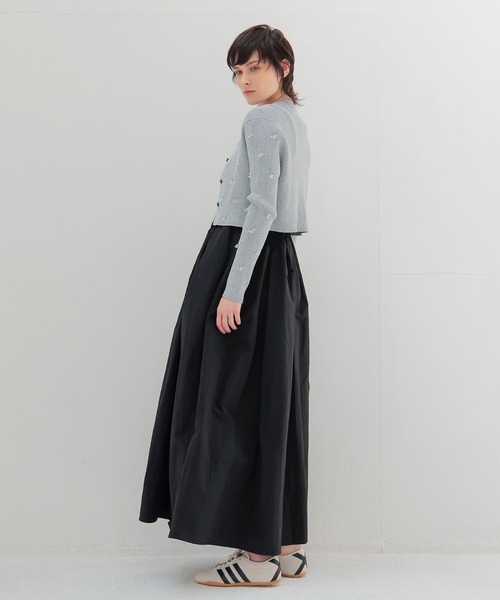 venit(ヴェニット)の「VENIT / acetate cotton flower bijou cardigan(アセテートコットンフラワービジューカーディガン VEK-7513-A)(カーディガン/ボレロ・レディース・ホワイト・38)」の5枚目の写真