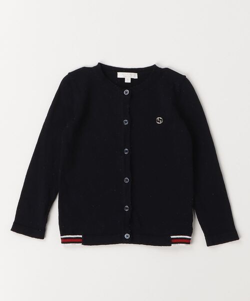 ブランド古着】GUCCI｜グッチのカーディガン/ボレロ（ブラック/黒色系