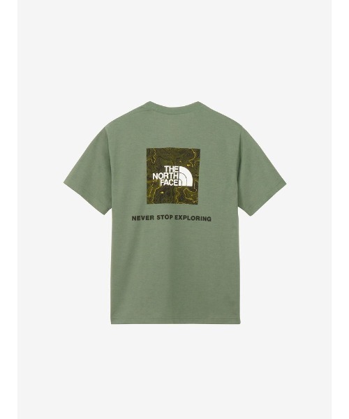 THE NORTH FACE(ザノースフェイス)の「ザ・ノースフェイス / ショートスリーブバックスクエアトラバースロゴティー NT32543(メンズ)(Tシャツ/カットソー・メンズ・ブラック系その他/ホワイト系その他/ベージュ系その他/グリーン系その他/グリーン系その他2・MEDIUM/LARGE/X-LARGE)」の4枚目の写真