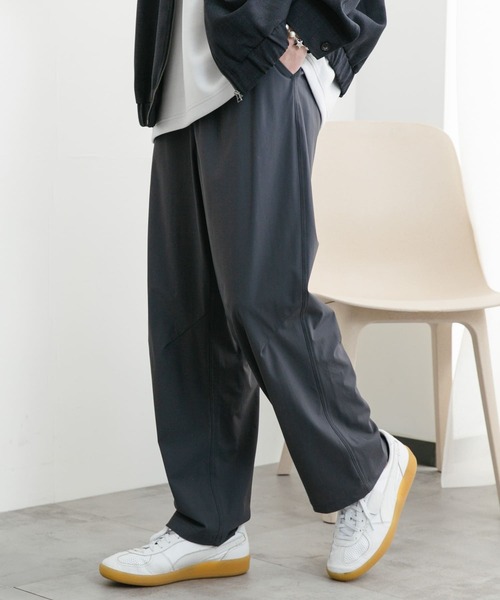 SENSE OF PLACE by URBAN RESEARCH（センスオブプレイスバイアーバンリサーチ）の「4WAYストレッチウェビングベルトパンツ（その他パンツ・メンズ・ブラック/チャコールグレー/ライトカーキ・MEDIUM/LARGE）」の3枚目の写真