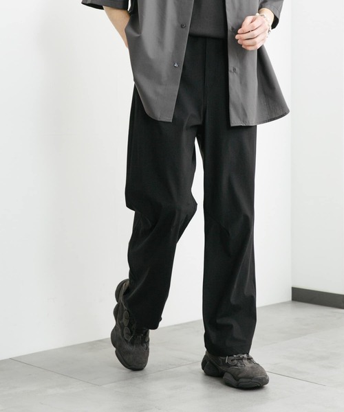 SENSE OF PLACE by URBAN RESEARCH（センスオブプレイスバイアーバンリサーチ）の「4WAYストレッチウェビングベルトパンツ（その他パンツ・メンズ・ブラック/チャコールグレー/ライトカーキ・MEDIUM/LARGE）」の7枚目の写真