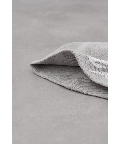 AZUL by moussy（アズールバイマウジー）の「ジャガードビーニー（ニットキャップ/ビーニー・メンズ・グレー/ブラック・FREE）」の10枚目の写真