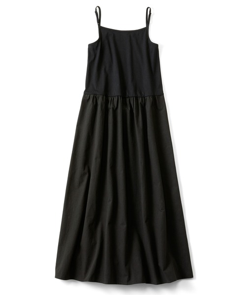 Live in comfort（リブインコンフォート）の「リブ　イン　コンフォート　とにかく万能！　使い勝手のよい　コットン混インナーワンピース（ワンピース・レディース・ブラック/ホワイト/ネイビー・LL/M/L/S/3L/4L/MP）」の2枚目の写真