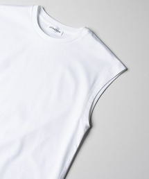 ESTNATION | ESTNATION / アルビニ コットンスムース ノースリーブ カットソー(Tシャツ/カットソー)