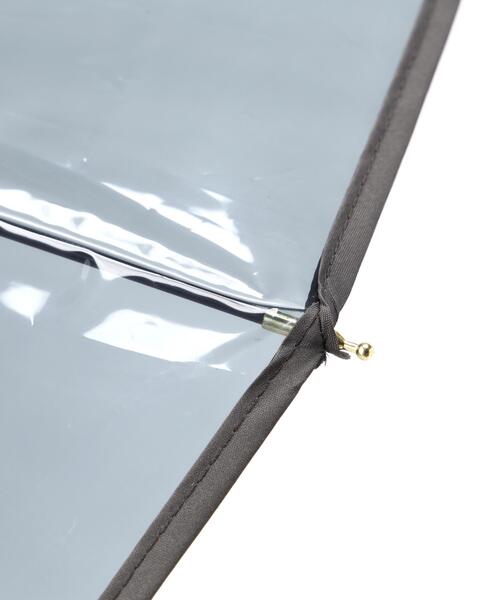 Traditional Weatherwear（トラディショナルウェザーウェア）の「Traditional Weatherwear / トラディショナル ウェザーウェア/CLEAR UMBRELLA BAMBOO/クリア アンブレラ バンブー（長傘・レディース・ブラウン/ホワイト/グレー・F）」の9枚目の写真