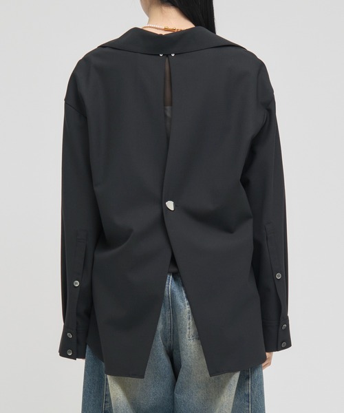 RITAN/リタン】Back Design Skipper Shirts/バックデザインスキッパー