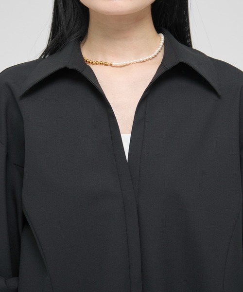 RITAN/リタン】Back Design Skipper Shirts/バックデザインスキッパー