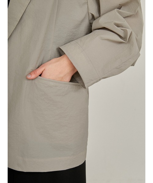 styling/（スタイリング）の「【S/S(エスバイエス)】＜ウォッシャブル・撥水＞ジャケット（その他アウター・レディース・ブラック/ライトグレー・0/1）」の11枚目の写真