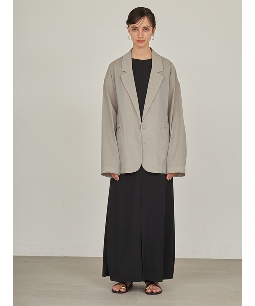 styling/（スタイリング）の「【S/S(エスバイエス)】＜ウォッシャブル・撥水＞ジャケット（その他アウター・レディース・ブラック/ライトグレー・0/1）」の7枚目の写真