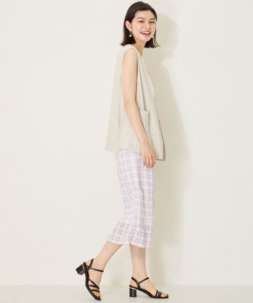 ORiental TRaffic（オリエンタルトラフィック）の「アシンメトリーストラップヒールサンダル/51230（サンダル・レディース・ブラウン/パープル/ホワイト/ブラック・LL/SS/S/M/L/3L）」の18枚目の写真