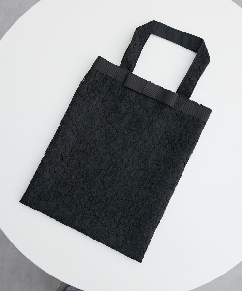Callarus Black Formal(カラルスブラックフォーマル)の「【喪服・礼服】フォーマルレーストートバック〔Callarus〕(トートバッグ・レディース・ブラック・FREE)」の5枚目の写真
