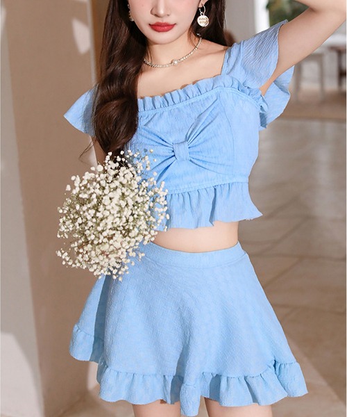 セール】フェミニン セットアップスイムウェア（水着