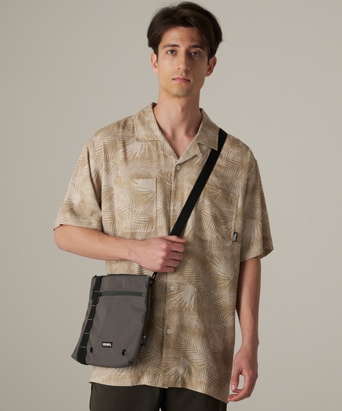 Eddie Bauer(エディーバウアー)の「レーヨンリネン キャンプ 半袖 シャツ(シャツ/ブラウス・メンズ・サンドベージュ/ベージュ/ネイビー/ライム/グリーン/オレンジ系・M/L/XL/XXL/S)」の3枚目の写真