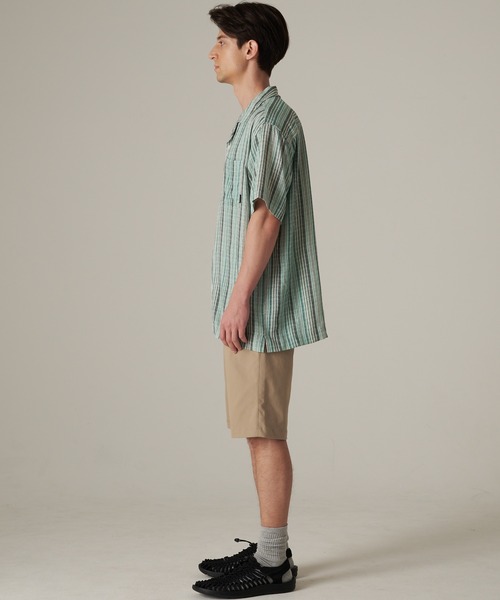 Eddie Bauer(エディーバウアー)の「レーヨンリネン キャンプ 半袖 シャツ(シャツ/ブラウス・メンズ・サンドベージュ/ベージュ/ネイビー/ライム/グリーン/オレンジ系・M/L/XL/XXL/S)」の13枚目の写真