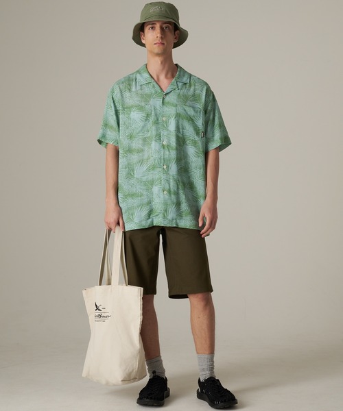 Eddie Bauer(エディーバウアー)の「レーヨンリネン キャンプ 半袖 シャツ(シャツ/ブラウス・メンズ・サンドベージュ/ベージュ/ネイビー/ライム/グリーン/オレンジ系・M/L/XL/XXL/S)」の9枚目の写真