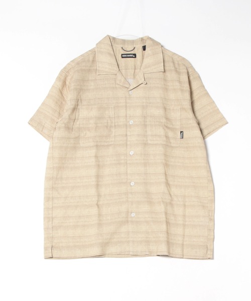 Eddie Bauer(エディーバウアー)の「レーヨンリネン キャンプ 半袖 シャツ(シャツ/ブラウス・メンズ・サンドベージュ/ベージュ/ネイビー/ライム/グリーン/オレンジ系・M/L/XL/XXL/S)」の21枚目の写真