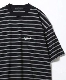 2026SS Mark Gonzales/マーク ゴンザレス オーバーサイズ ワンポイント刺繍 バックプリント 半袖Tシャツ レディース メンズ