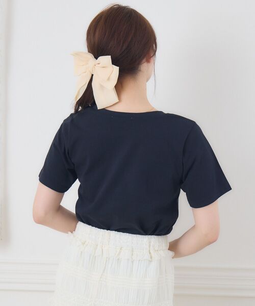ems excite(エムズエキサイト)の「ビジューロゴTEE(Tシャツ/カットソー・レディース・ブラック/ピンク/オフホワイト・FREE)」の21枚目の写真