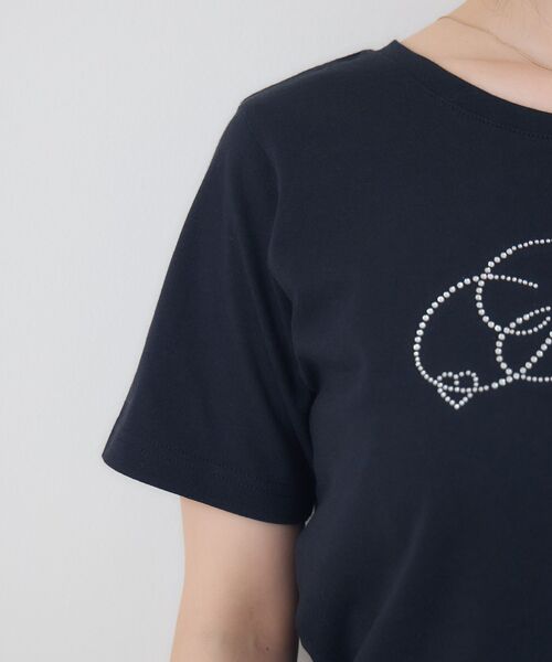 ems excite(エムズエキサイト)の「ビジューロゴTEE(Tシャツ/カットソー・レディース・ブラック/ピンク/オフホワイト・FREE)」の11枚目の写真