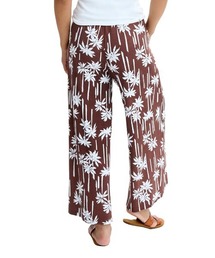 BILLABONG レディース WIDE EASY LONG PANTS ロングパンツ 【2025年夏モデル】/ビラボン総柄ウエストゴムワイドイージーパンツ