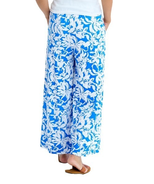 BILLABONG(ビラボン)の「BILLABONG レディース WIDE EASY LONG PANTS ロングパンツ 【2025年夏モデル】/ビラボン総柄ウエストゴムワイドイージーパンツ(その他パンツ・レディース・ブラック系その他/ブラウン系その他/ブルー・MEDIUM)」の13枚目の写真