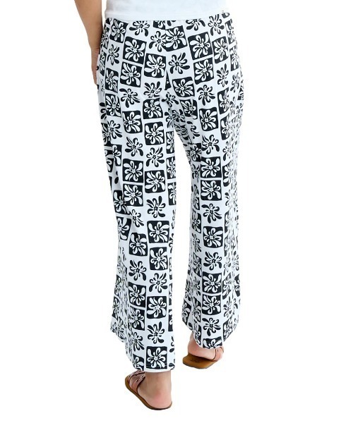 BILLABONG(ビラボン)の「BILLABONG レディース WIDE EASY LONG PANTS ロングパンツ 【2025年夏モデル】/ビラボン総柄ウエストゴムワイドイージーパンツ(その他パンツ・レディース・ブラック系その他/ブラウン系その他/ブルー・MEDIUM)」の5枚目の写真