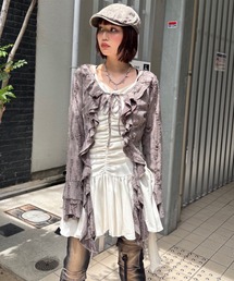 oddoneout（オッドワンアウト）の「【ODDONEOUT】Shirring onepiece / 【オッドワンアウト】シャーリングキャミワンピース（ワンピース）」