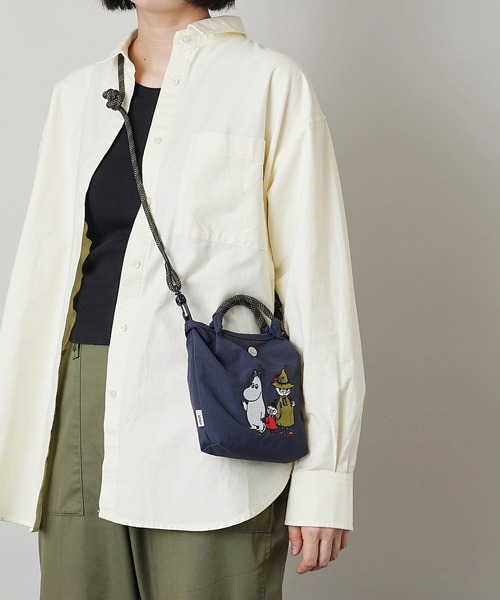 MOOMIN（ムーミン）の「【MOOMIN】(ムーミン) 軽量 撥水 ミニショルダーバッグ スマホ パスポート 縦長ミニポシェット（ショルダーバッグ・レディース・グレー/ベージュ/グリーン系その他/ネイビー/ライトグレー/グリーン/レッド・ONE SIZE）」の20枚目の写真