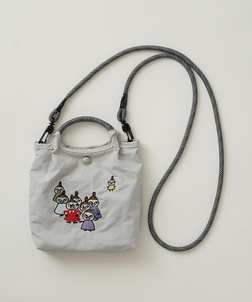 MOOMIN(ムーミン)の「【MOOMIN】(ムーミン) 軽量 撥水 ミニショルダーバッグ スマホ パスポート 縦長ミニポシェット RMPK-03(ショルダーバッグ・レディース・グレー/ベージュ/グリーン系その他/ネイビー/ライトグレー/グリーン/レッド/チャコール/ヘザーチャコール/ブラウン/ライトグレー系・ONE SIZE)」の20枚目の写真