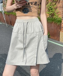【多色展開】カジュアル速乾スリットスカパン
