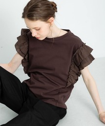 URBAN RESEARCH Sonny Label | フリルフレンチスリーブプルオーバー(Tシャツ/カットソー)