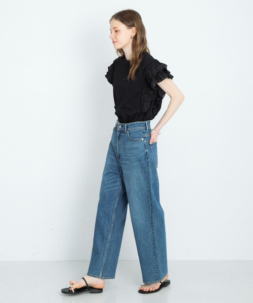 かぐれ 新品タグ付き フリルスリーブプルオーバー アーバン