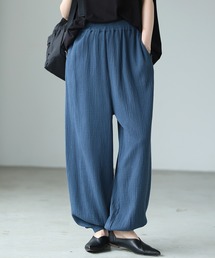 itto...（イット）の「一度着たらヤミツキ！柔らかな肌触り【極ふわコットン100％ダブルガーゼ】リラックスパンツ（スウェットパンツ）」