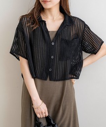 NOAHL | 【NOAHL】メッシュ編みシャツ(シャツ/ブラウス)