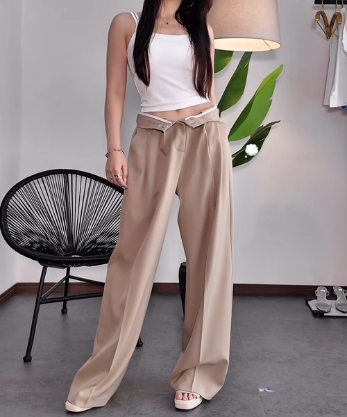 マルチレングスワイドスラックス（美脚×体型カバーの計算