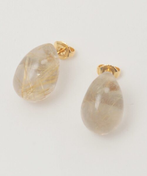 GIGI martinique別注18WGアコヤツインパール ピアス 新品同様 GIGI martinique別注18WGアコヤツインパール ピアス