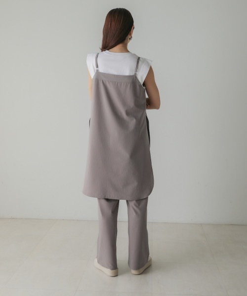 セール】STRIPED CAMI TUNIC（ｽﾄﾗｲﾌﾟｷｬﾐﾁｭﾆｯｸ）（チュニック