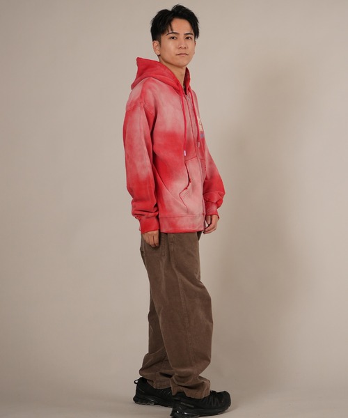 ムラサキスポーツ(ムラサキスポーツ)の「【ムラサキスポーツ限定】DEAR LAUREL/ディアローレル Vintage Zip パーカー D25F-1203(パーカー・メンズ・スミクロ/レッド/ブラウン/ネイビー・M/L)」の22枚目の写真