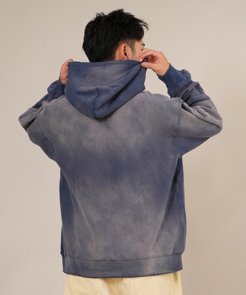 ムラサキスポーツ(ムラサキスポーツ)の「【ムラサキスポーツ限定】DEAR LAUREL/ディアローレル Vintage Zip パーカー D25F-1203(パーカー・メンズ・スミクロ/レッド/ブラウン/ネイビー・M/L)」の13枚目の写真