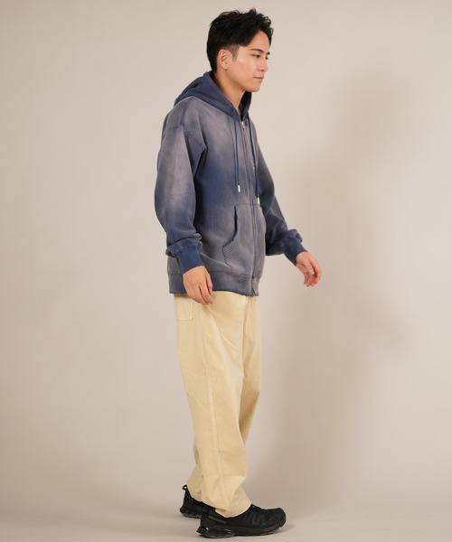 ムラサキスポーツ(ムラサキスポーツ)の「【ムラサキスポーツ限定】DEAR LAUREL/ディアローレル Vintage Zip パーカー D25F-1203(パーカー・メンズ・スミクロ/レッド/ブラウン/ネイビー・M/L)」の16枚目の写真