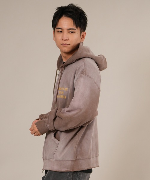 ムラサキスポーツ(ムラサキスポーツ)の「【ムラサキスポーツ限定】DEAR LAUREL/ディアローレル Vintage Zip パーカー D25F-1203(パーカー・メンズ・スミクロ/レッド/ブラウン/ネイビー・M/L)」の6枚目の写真