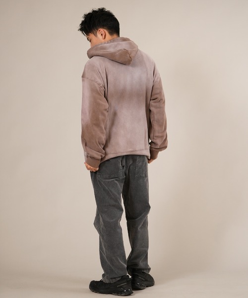 ムラサキスポーツ(ムラサキスポーツ)の「【ムラサキスポーツ限定】DEAR LAUREL/ディアローレル Vintage Zip パーカー D25F-1203(パーカー・メンズ・スミクロ/レッド/ブラウン/ネイビー・M/L)」の9枚目の写真