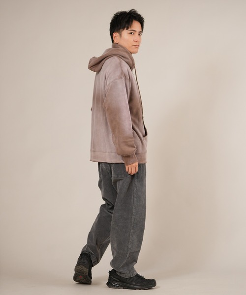 ムラサキスポーツ(ムラサキスポーツ)の「【ムラサキスポーツ限定】DEAR LAUREL/ディアローレル Vintage Zip パーカー D25F-1203(パーカー・メンズ・スミクロ/レッド/ブラウン/ネイビー・M/L)」の10枚目の写真